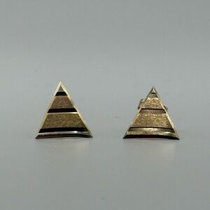 Vintage Chic Gold Geometric 10kt Earrings